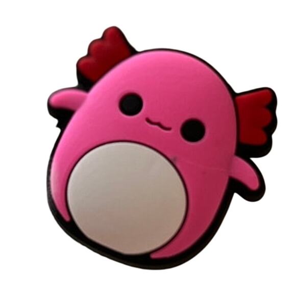 Croc Jibbitz | Squishmallows Florent the Axolotl in Hot Pink | Cute Gift - Picture 2 of 4